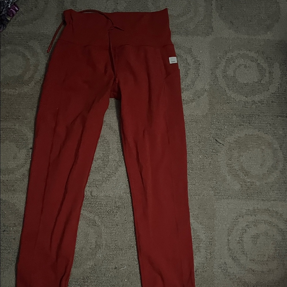 Vuori Women's Red Leggings
